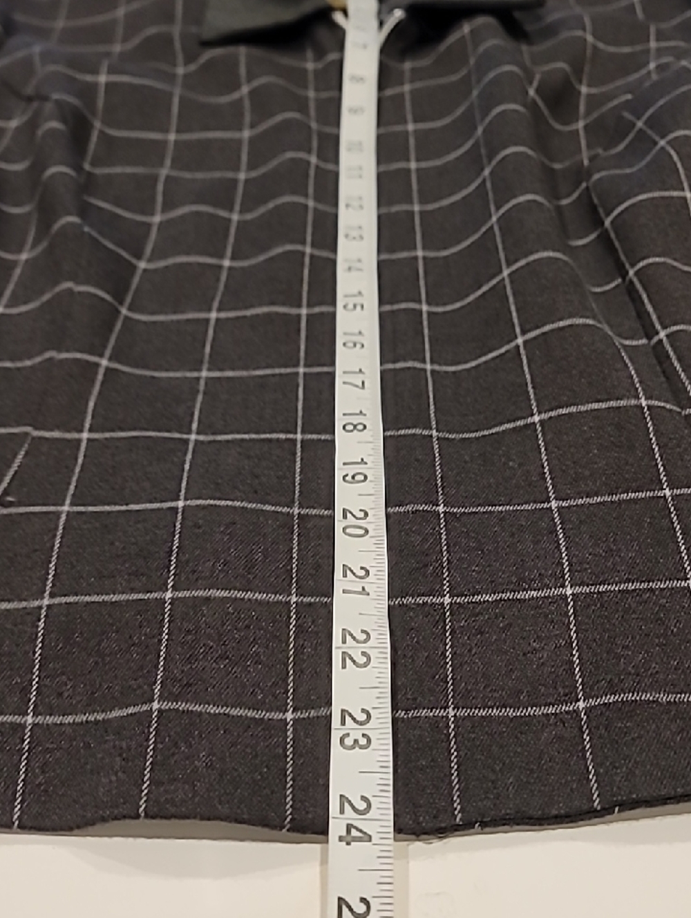 Positive Attitude Black Windowpane Zip Bomber Jacket - Picture 13 of 13